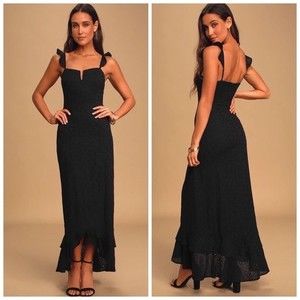 Lulu's Black Maxi Dress